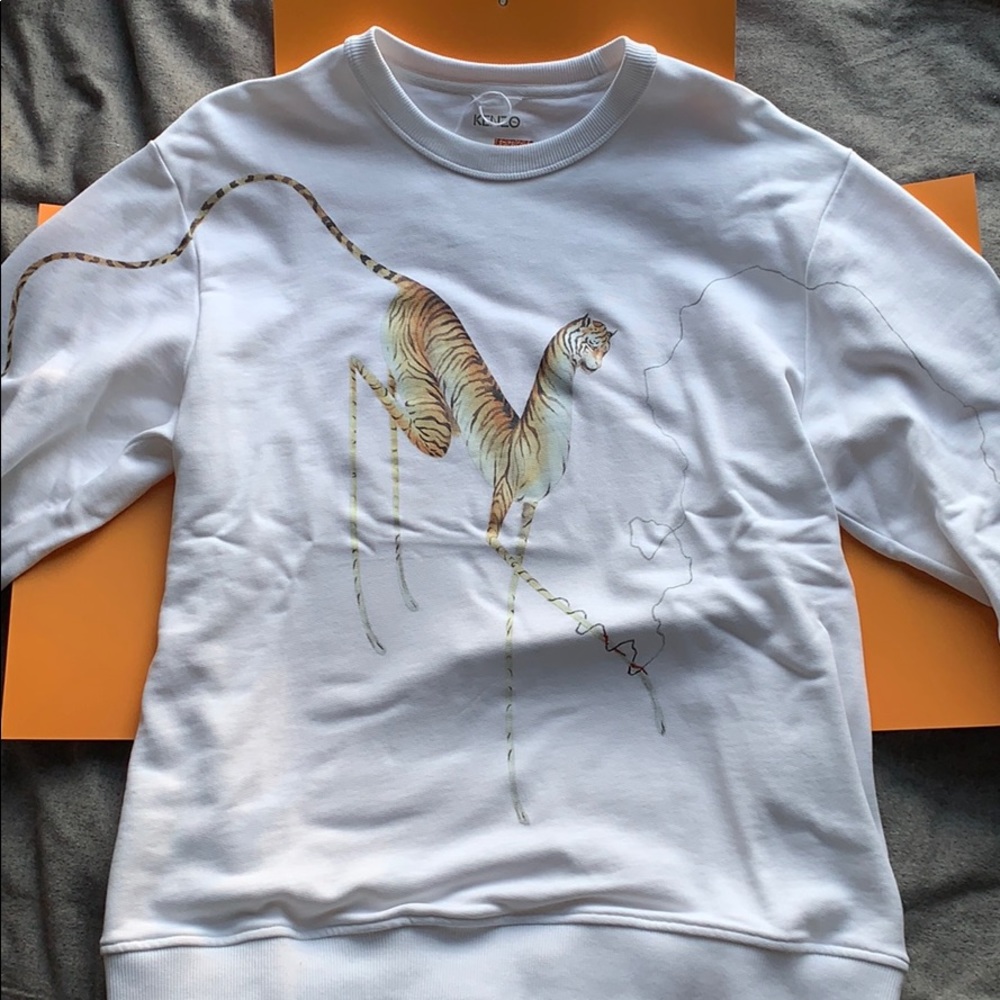 Kenzo Unisex Tiger Sweatshirt Rare Strips M